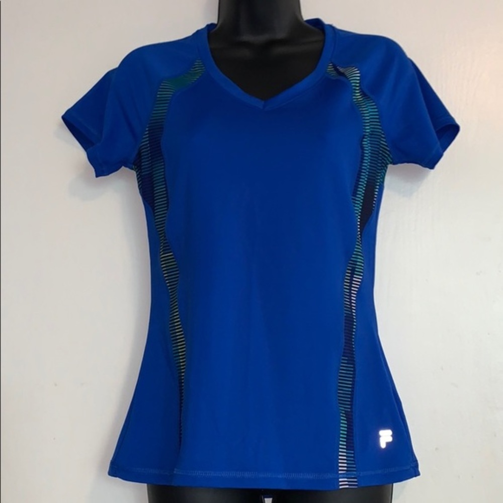 FILA Sport Royal Blue Small Athletic Top EUC